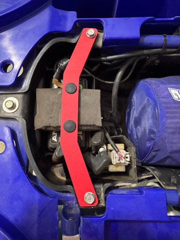 YFZ450R EFI Battery Hold down. I