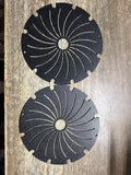 10 inch 2 bolt vented mud plugs